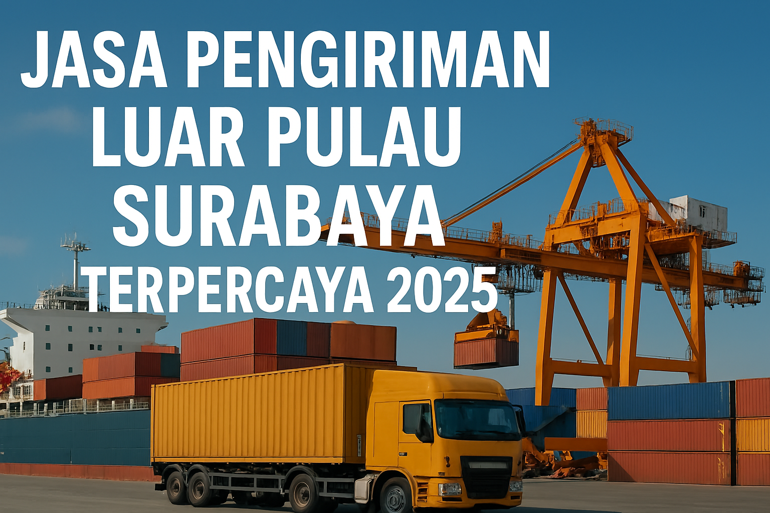 Jasa Pengiriman Luar Pulau Surabaya Terpercaya 2025